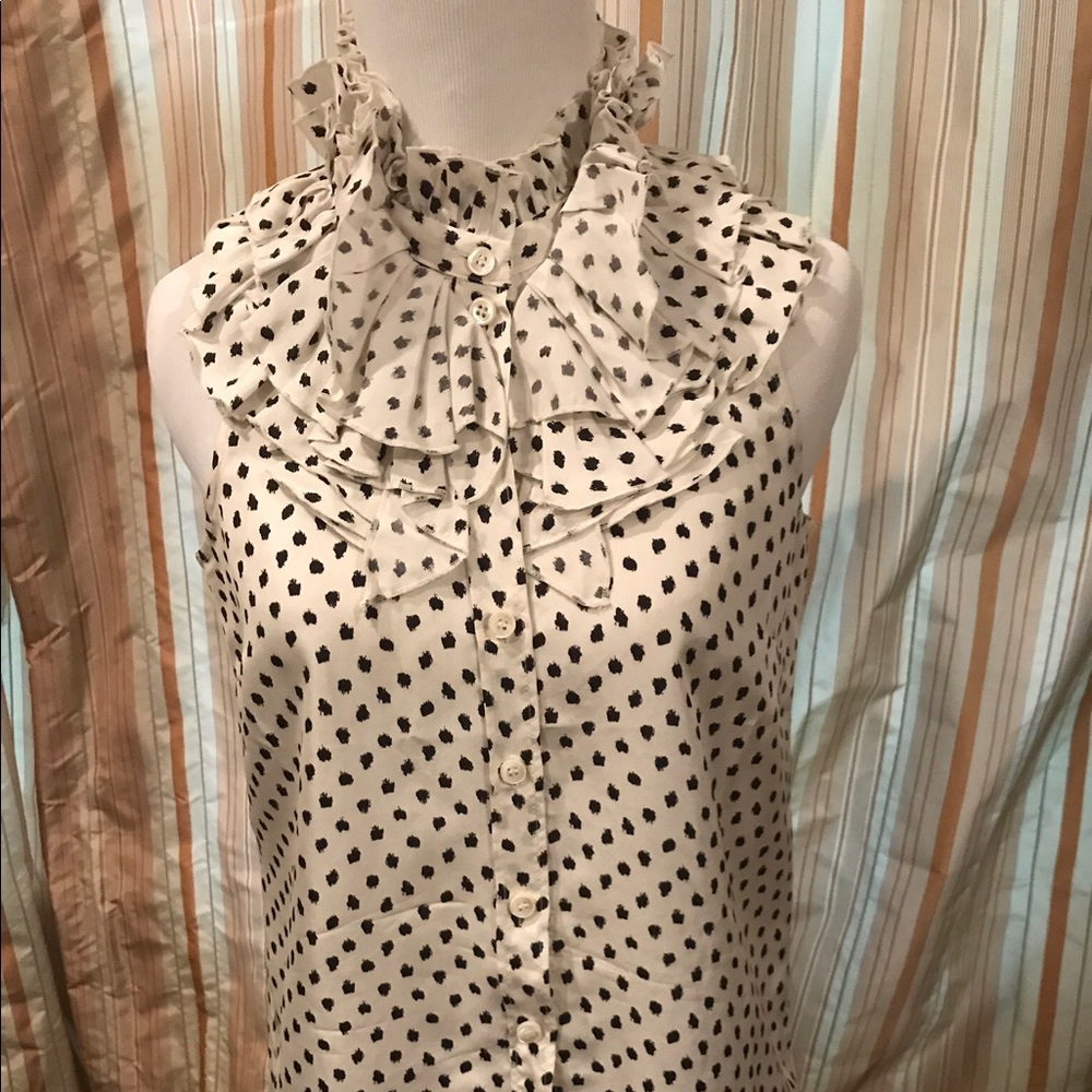 J. Crew Dot Kelsey Top 0